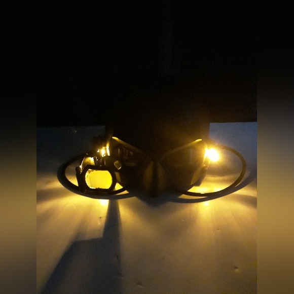 Batman Tech Mask /LED Lights 2x Magnification Lens Creature Chaos - Picture 9 of 10